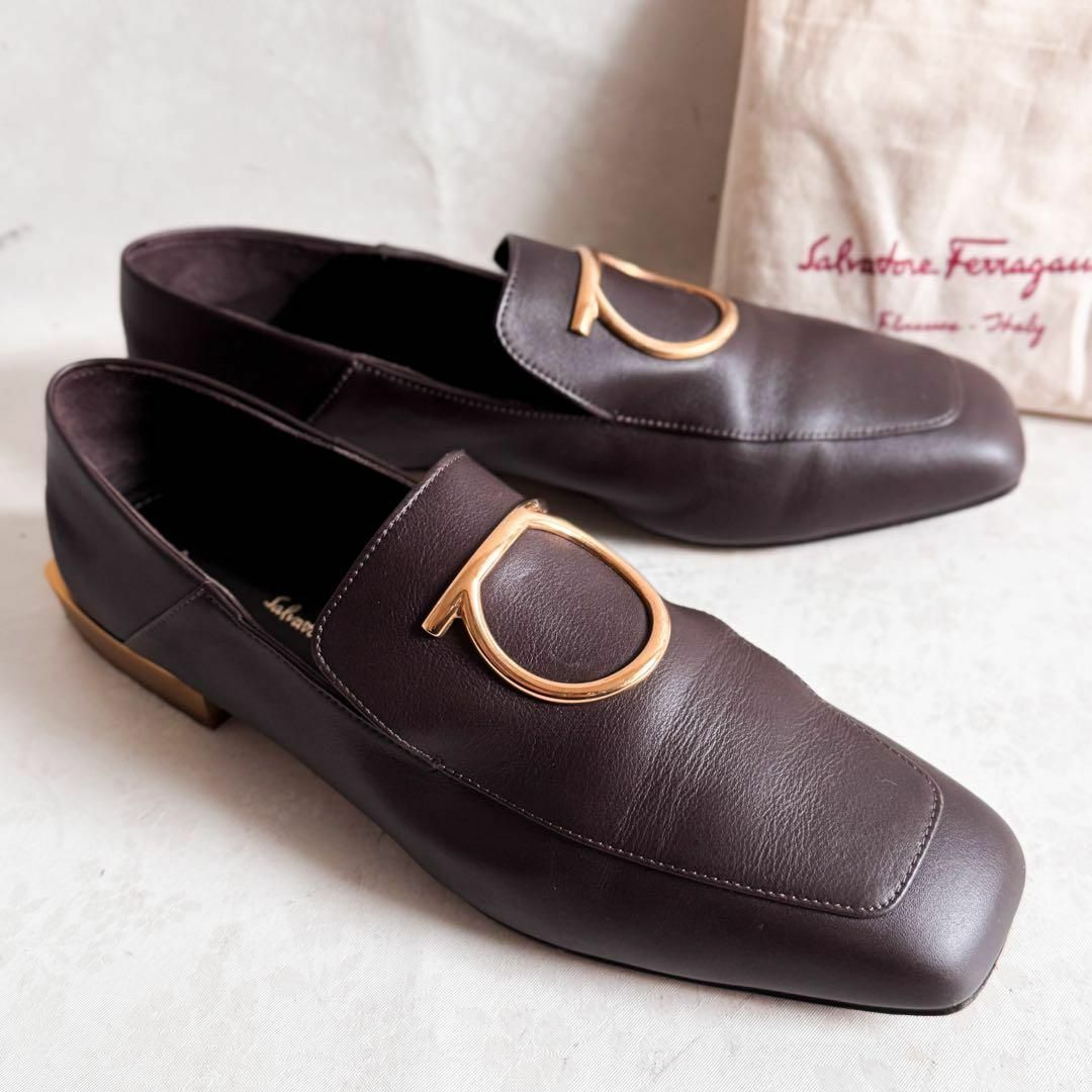 FERRAGAMO - サルヴァトーレ フェラガモ ローファー ブラウン
