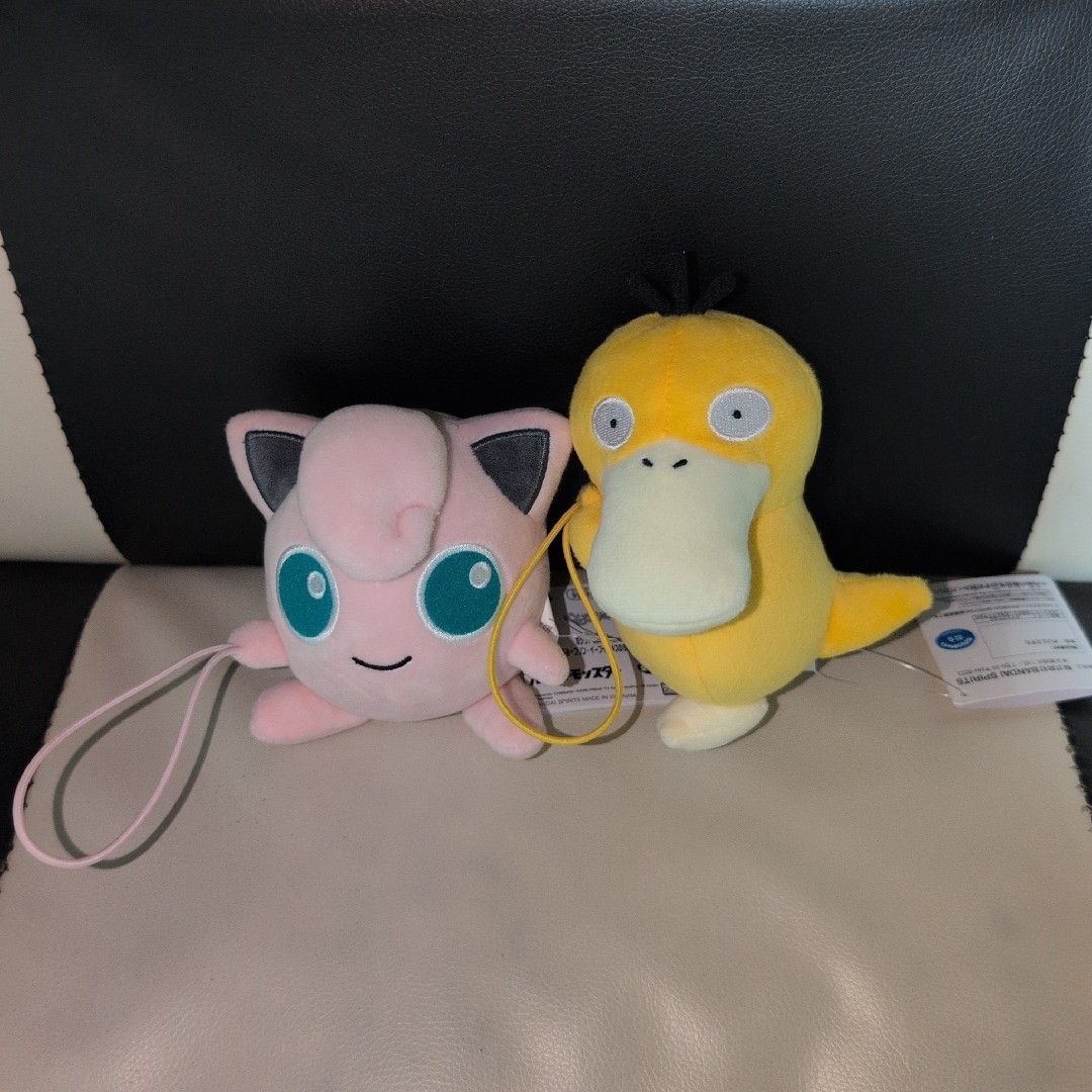 ポケモン(ポケモン)のポケットモンスター ぐらぶらりんぬいぐるみ「プリン」「コダック」セット エンタメ/ホビーのおもちゃ/ぬいぐるみ(その他)の商品写真