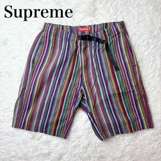 Supreme Striped Madras Belted Short 32