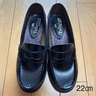 プライベートレーベル(PRIVATE LABEL)のプライベートレーベル　Tulipian 黒 ローファー　フォーマル　　22㎝(ローファー)