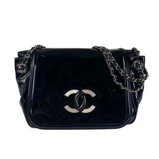 CHANEL シャネルエナメルバック CHANEL シャネル チェーンエナメルバッグ ブラック｜結婚式