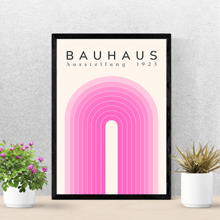 03.Bauhaus　バウハウス　グラデーション　インテリア　アートポスター(その他)