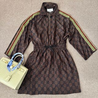 GUCCI スウェットワンピース GUCCI(グッチ) スウェットワンピース 644599 XJX3U オレンジ