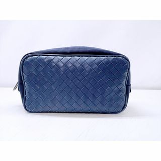 ボッテガヴェネタ(BOTTEGA VENETA)の良好品　ボッテガヴェネタ　イントレチャート　レザー　コスメポーチ　小物入れ(その他)