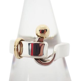 Tiffany & Co. - ティファニー 925/750 フック＆アイ  リング/9号/g534-96