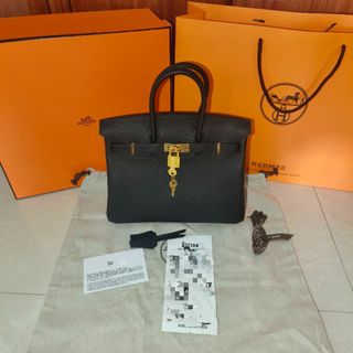 エルメス(HERMES)のHERMES エルメス バーキン25 ハンドバッグ ブラック(ハンドバッグ)