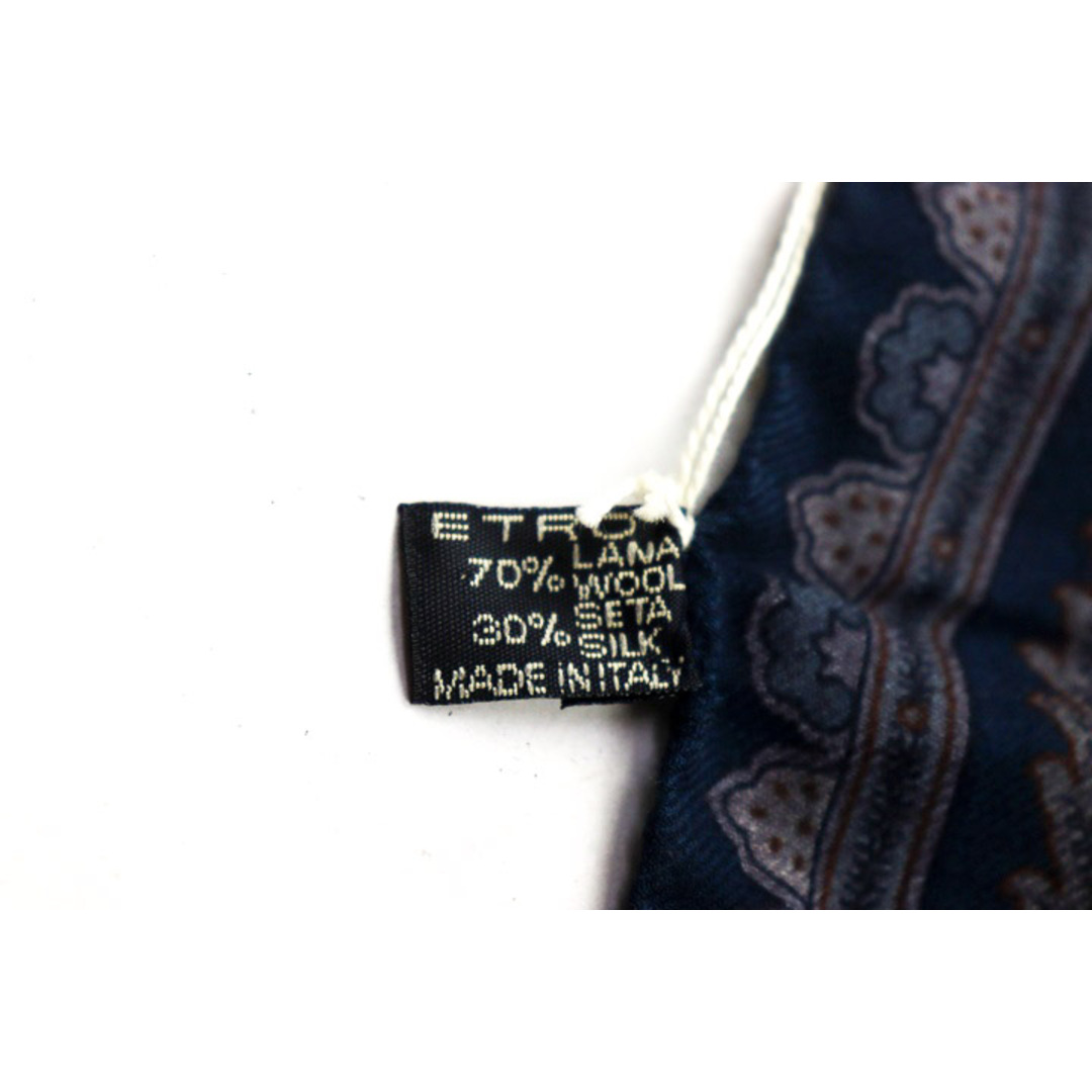 ETRO - エトロ スカーフ 未使用 ウール シルク混 イタリア製