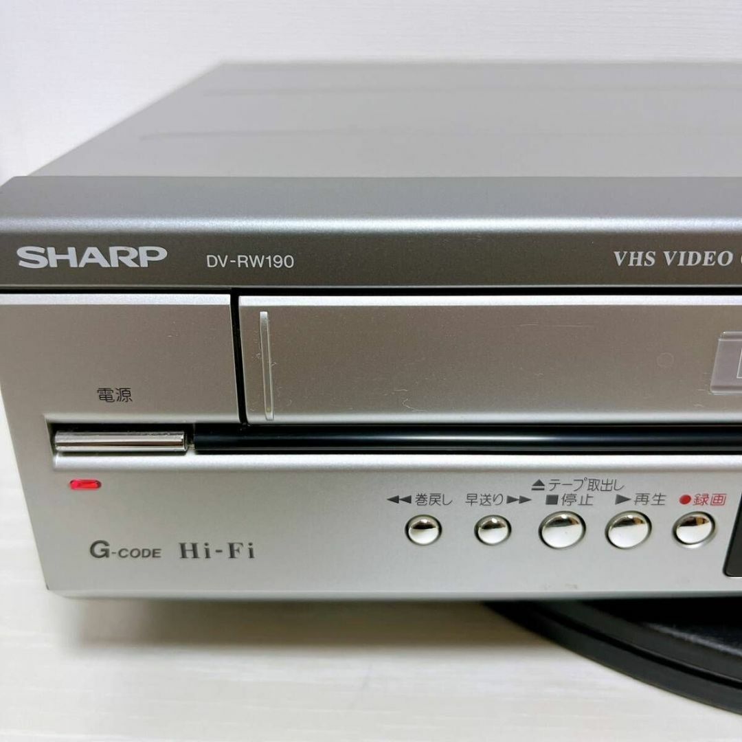 SHARP - T08364389 【整備品】 SHARP ビデオ DVD DV-RW190の通販