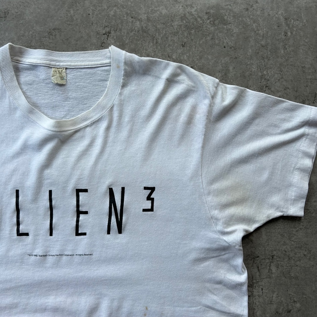 只*好様 エイリアン３ ムービーTシャツ アニメtシャツ 90s 古着 90's / Alien 3 エイリアン3 映画 ムービーTシャツ / XL