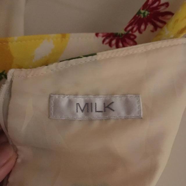 MILK(ミルク)のMILKレモン柄ワンピース レディースのワンピース(ミニワンピース)の商品写真