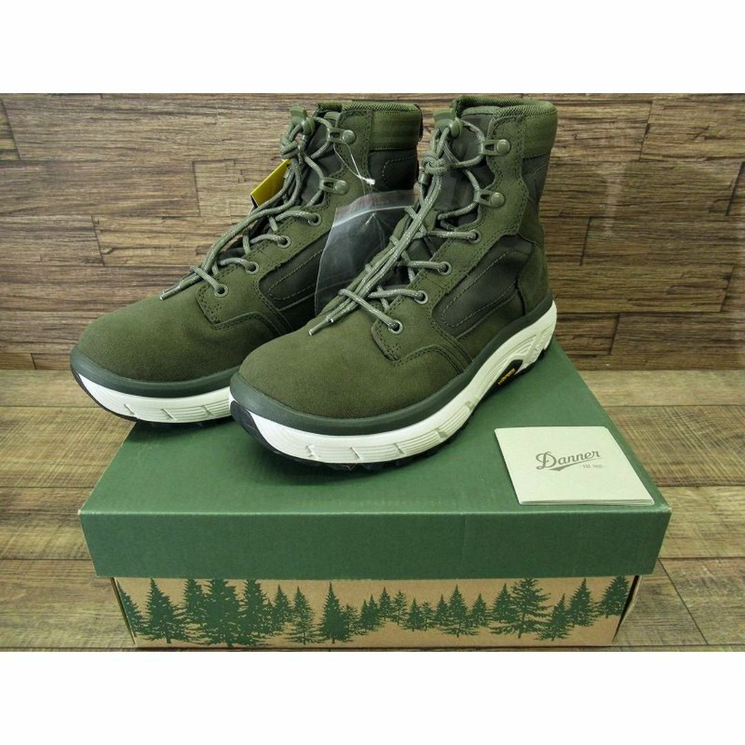 Danner(ダナー)の新品 ダナー ルクソン 撥水スエード スニーカー ブーツ オリーブ 27.5 ① メンズの靴/シューズ(ブーツ)の商品写真