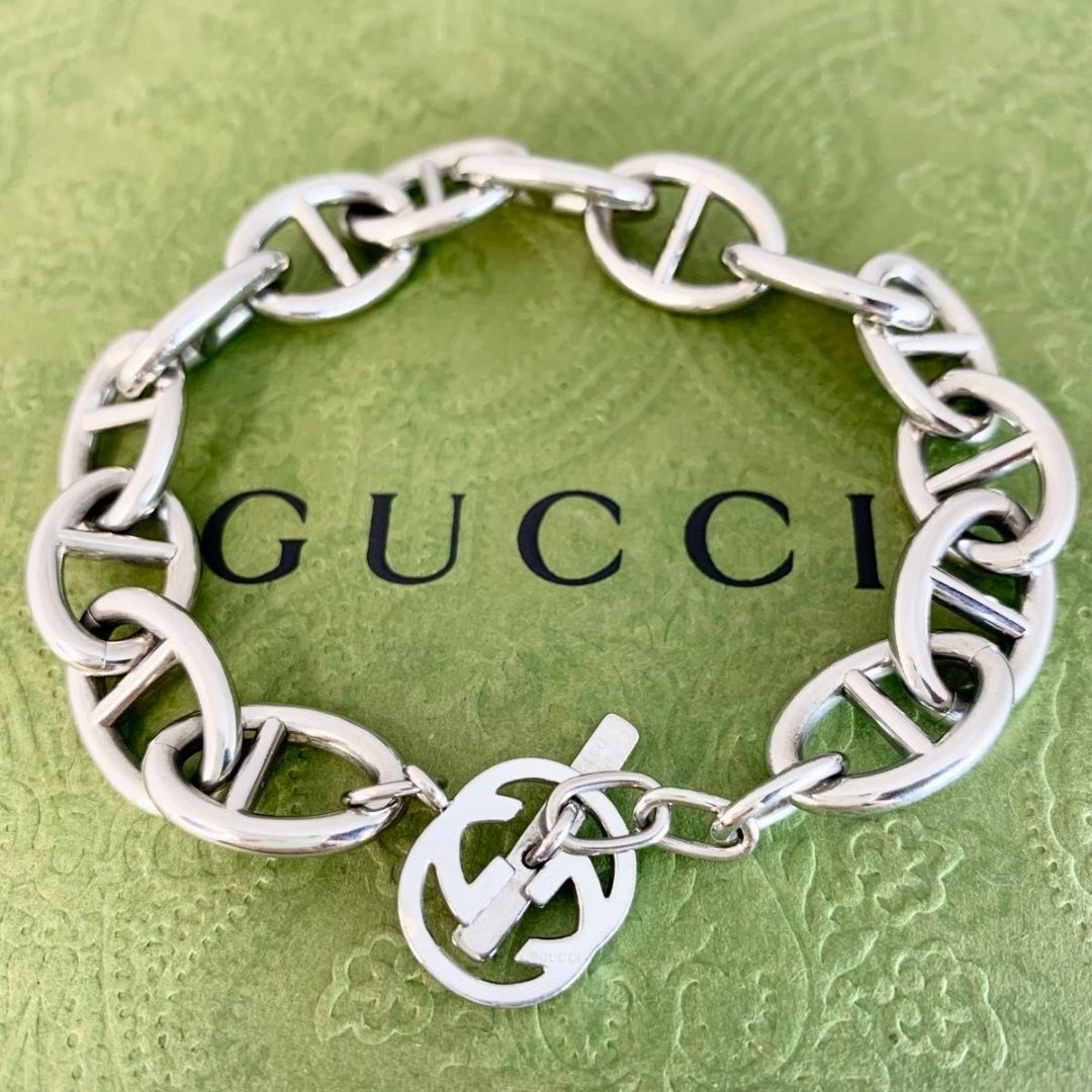 正規品 Tiffany ブレスレット シェーヌダンクル グッチ GUCCI - Co. & アクセサリー