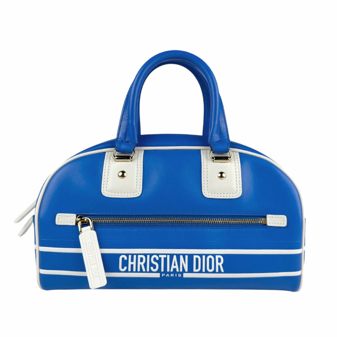 【ヴィンテージ】Rank:A☆Dior BLUE バービースモール バッグ Christian Dior - クリスチャンディオール Christian Dior