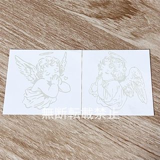 ジャグアタトゥーシール エンジェル 天使 転写シート 2枚セット
