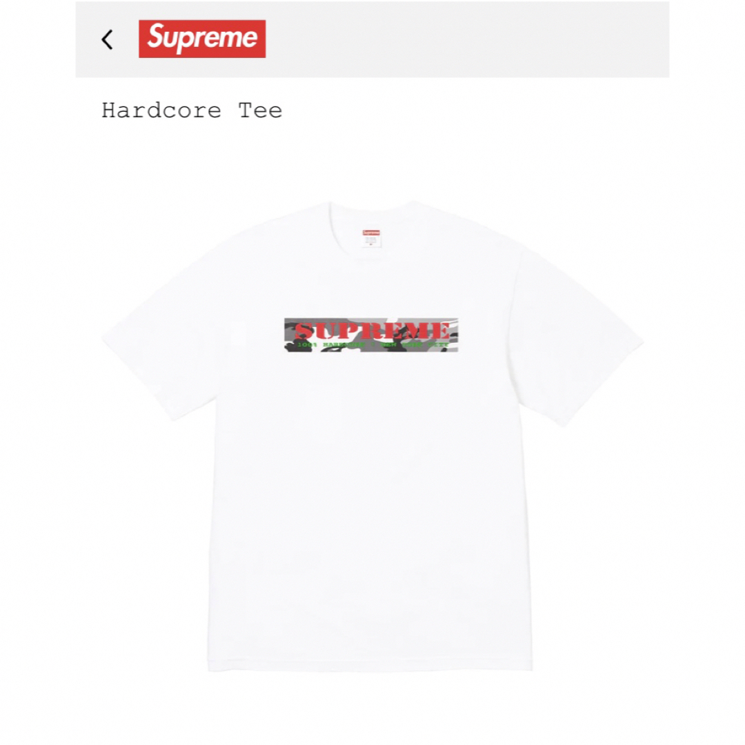 Supreme(シュプリーム)の☆Supreme Hardcore Tee メンズのトップス(Tシャツ/カットソー(半袖/袖なし))の商品写真