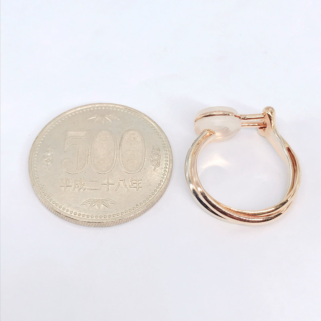 カルティエ トリニティ フープ イヤリング 750 スリーカラー Cartier レディースのアクセサリー(イヤリング)の商品写真