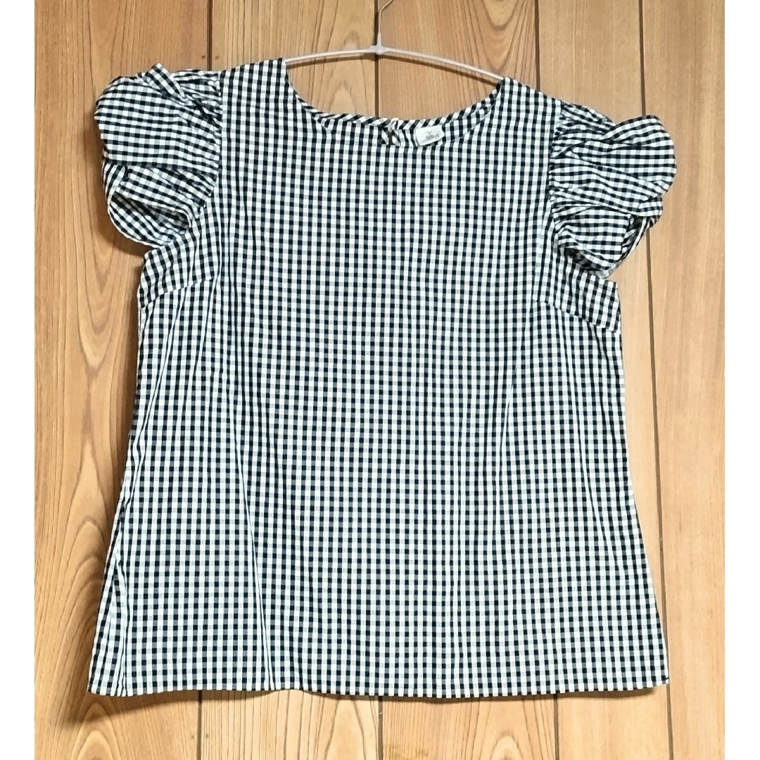 美品❣ BE NEATギンガムチェックブラウス レディースのトップス(シャツ/ブラウス(半袖/袖なし))の商品写真
