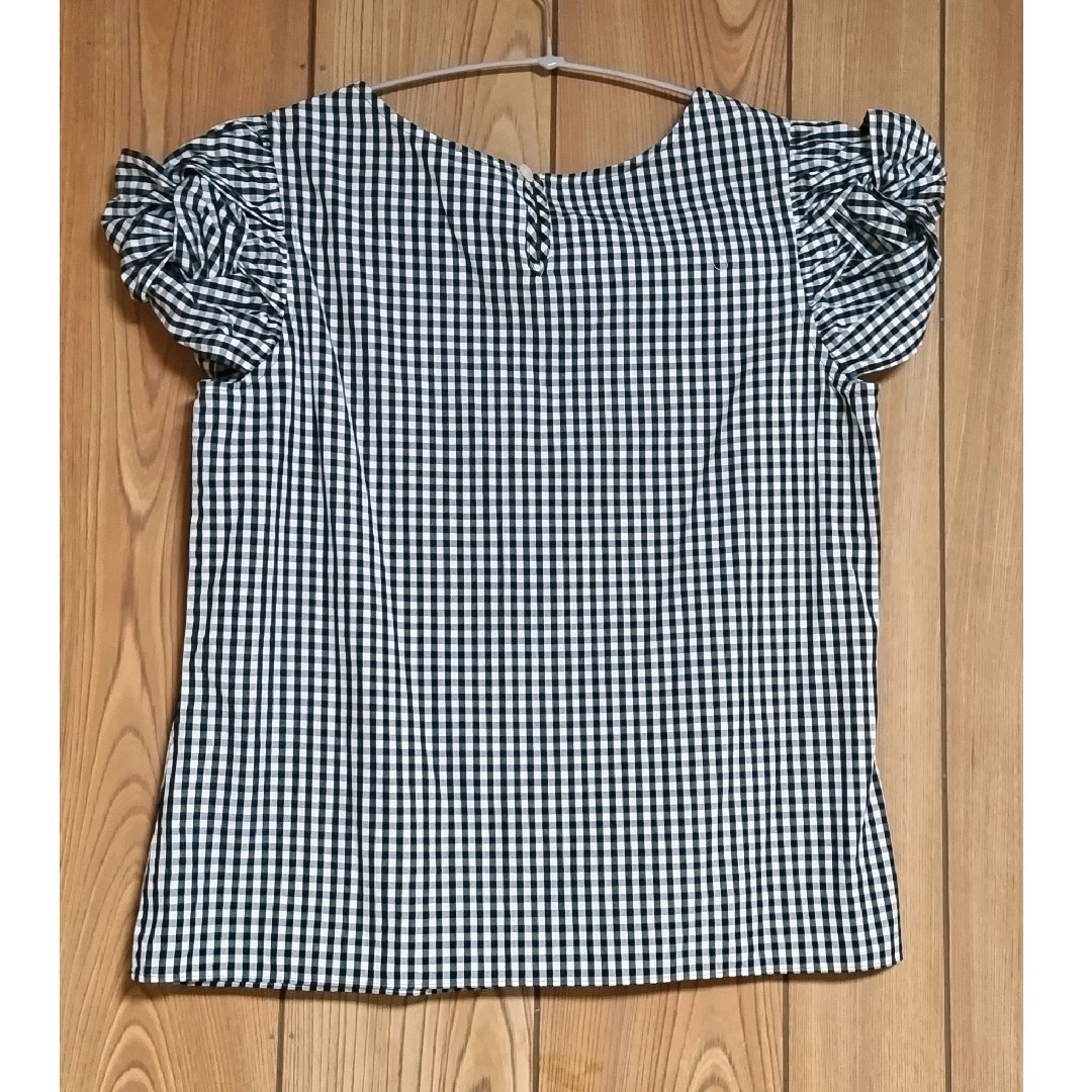 美品❣ BE NEATギンガムチェックブラウス レディースのトップス(シャツ/ブラウス(半袖/袖なし))の商品写真