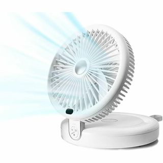 サーキュレーター 扇風機 DCモーター 静音 強力送風 5000mA大容量(扇風機)