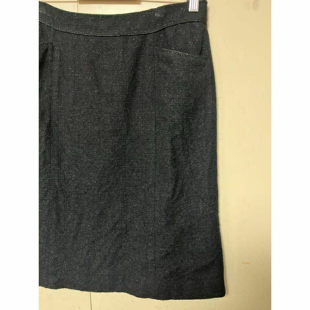 23区(ニジュウサンク)の23区/タイトスカート/黒/40/L/バックジッパー付き /シンプル/ひざ丈 レディースのスカート(ひざ丈スカート)の商品写真