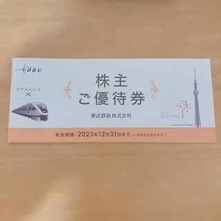 東武鉄道　株主優待券　冊子　のみ(その他)