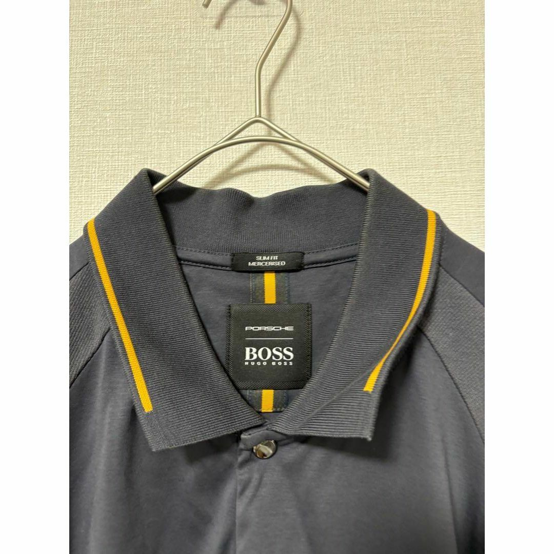 Amazon | [BOSS] [ボス] メッシュ ディテール ジップネック