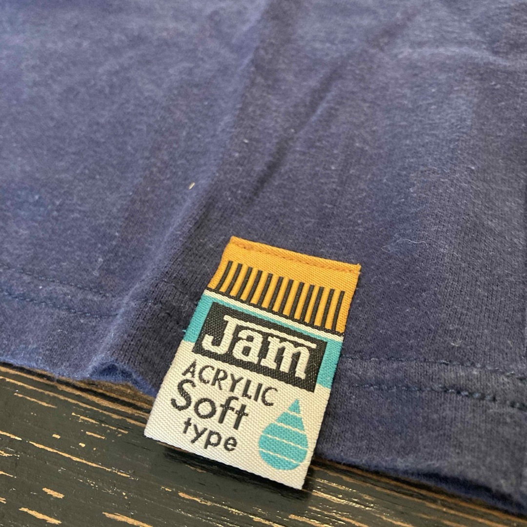 JAM(ジャム)のjam works 110cm ロゴ Tシャツ ネイビー キッズ/ベビー/マタニティのキッズ服男の子用(90cm~)(Tシャツ/カットソー)の商品写真