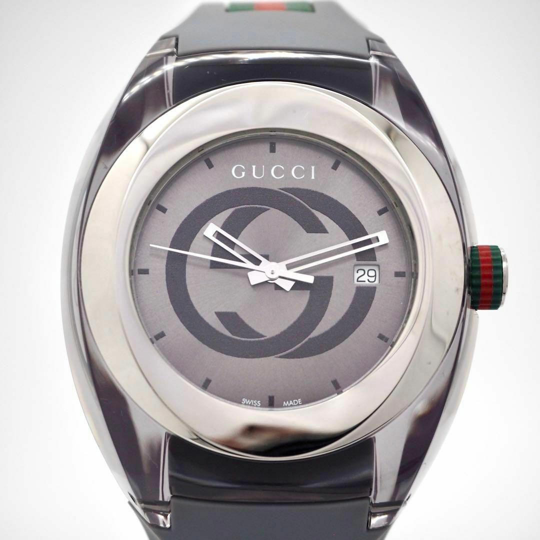 【美品】GUCCI 137.1シンク ユニセックス腕時計/シェリーライン GUCCI - 395【美品】GUCCI時計 箱付き メンズ シンク 137.1