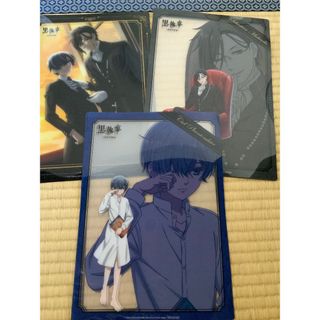 黒執事 -寄宿学校編-× ファミマコラボ　A4サイズクリアポスター3枚セット(ポスター)