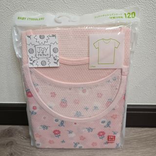 ユニクロ(UNIQLO)のユニクロ JOY of PRINT コットンメッシュインナーT 120cm(下着)