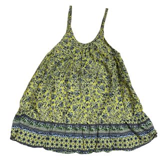 ブリーズ(BREEZE)のBREEZE  花柄キャミソールワンピース イエロー　キッズ　女の子　110cm(ワンピース)