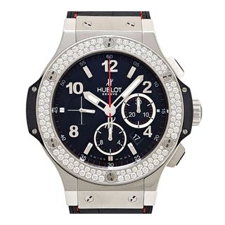 ウブロ(HUBLOT)のウブロ ビッグバン スチール ダイヤモンド 301.SX.130.RX.114 自動巻き ステンレススティール メンズ HUBLOT 【中古】 【時計】(腕時計(アナログ))