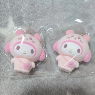 サンリオ(サンリオ)のちいかわ サンリオ シークレットフロッキーマスコット マイメロディ 2個セット(キャラクターグッズ)