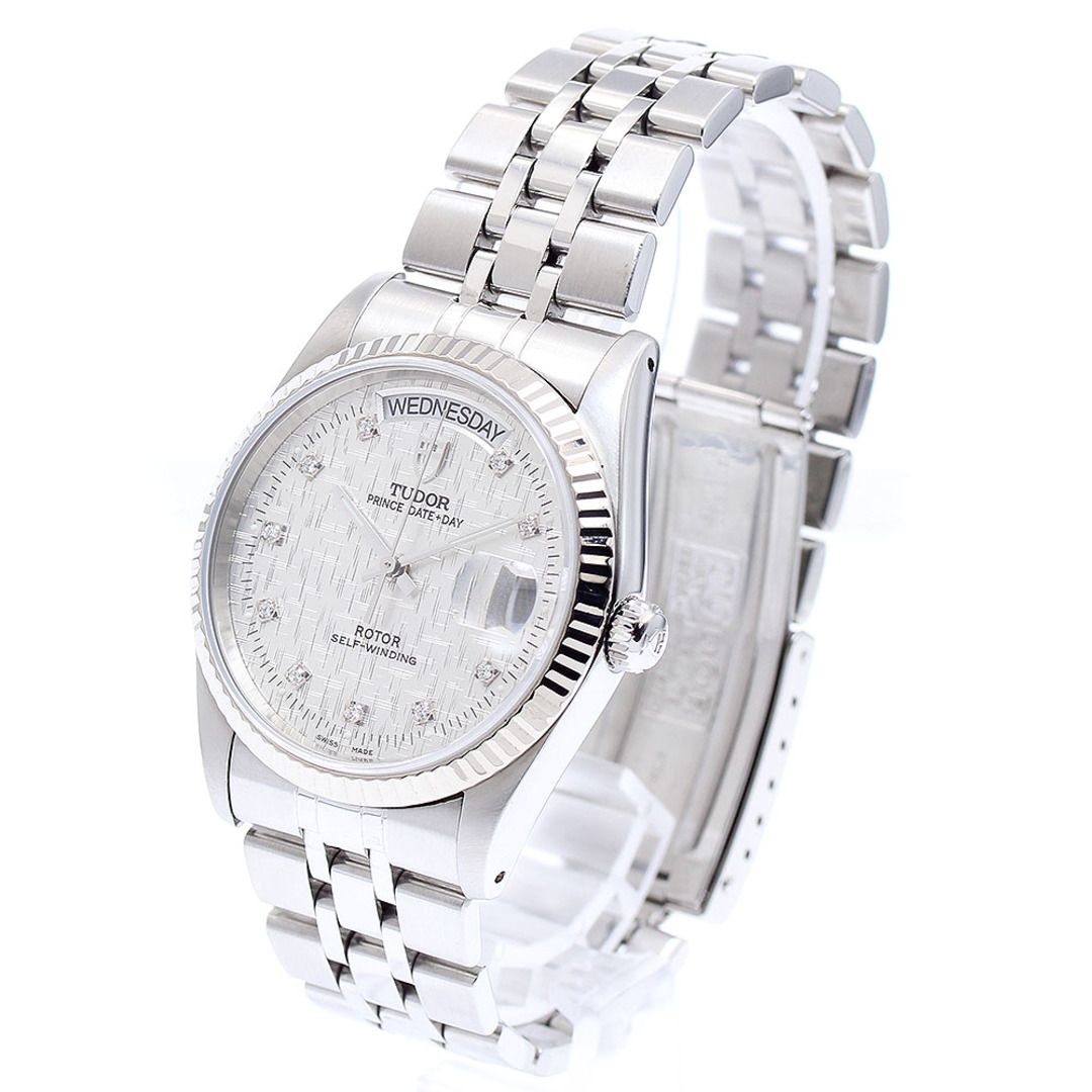 Tudor(チュードル)のチュードル TUDOR 76214 プリンス デイトデイ 10Pダイヤ 自動巻き メンズ _895573 メンズの時計(腕時計(アナログ))の商品写真