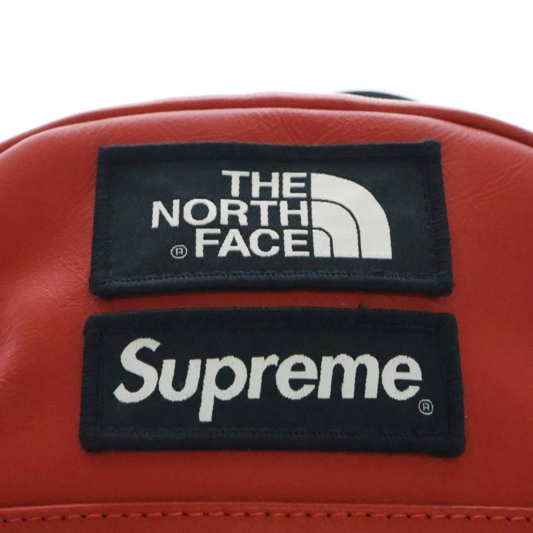 18AW supreme north face leather レザーショルダー