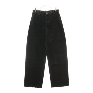 バレンシアガ(BALENCIAGA)のBALENCIAGA バレンシアガ 22SS ダメージ加工 バギー ジーンズ デニム パンツ ウォッシュブラック 675230TIWA2(デニム/ジーンズ)