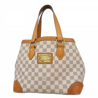 ルイヴィトン(LOUIS VUITTON)の【5fd5789】ルイヴィトン トートバッグ ダミエ・アズール ハムステッドPM N51207 ホワイト【中古】レディース(トートバッグ)