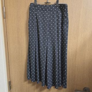 美品anysis　ドット柄　ガウチョパンツ　ワイドパンツ