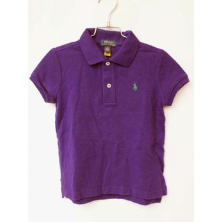 Ralph Lauren - ラルフローレン 半袖ポロシャツ 120cm キッズ 女児 紫【中古】【新入荷!】★