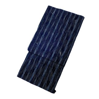 ☆新品未使用☆男性用紺系縞模様浴衣　綿麻　Mサイズ(浴衣)