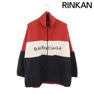 バレンシアガ(BALENCIAGA)のバレンシアガ  508903 TXD12 ロゴプリントポプリンシャツブルゾン メンズ 37(ブルゾン)