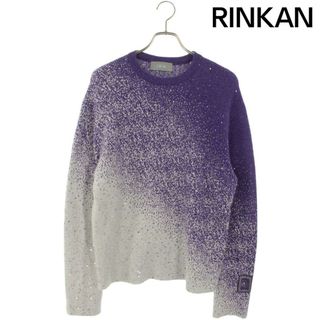 ディオール(Dior)のディオール  23SS  313M641AT515 スパンコール装飾クルーネックウールニット メンズ S(ニット/セーター)
