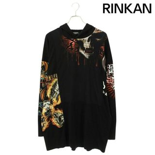 バレンシアガ(BALENCIAGA)のバレンシアガ  704026 TMVJ8 再構築ドッキングカットソーパーカー メンズ 2(パーカー)
