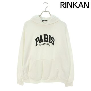 バレンシアガ(BALENCIAGA)のバレンシアガ  674986 TLVL8 PARIS刺繍プルオーバーパーカー メンズ 1(パーカー)