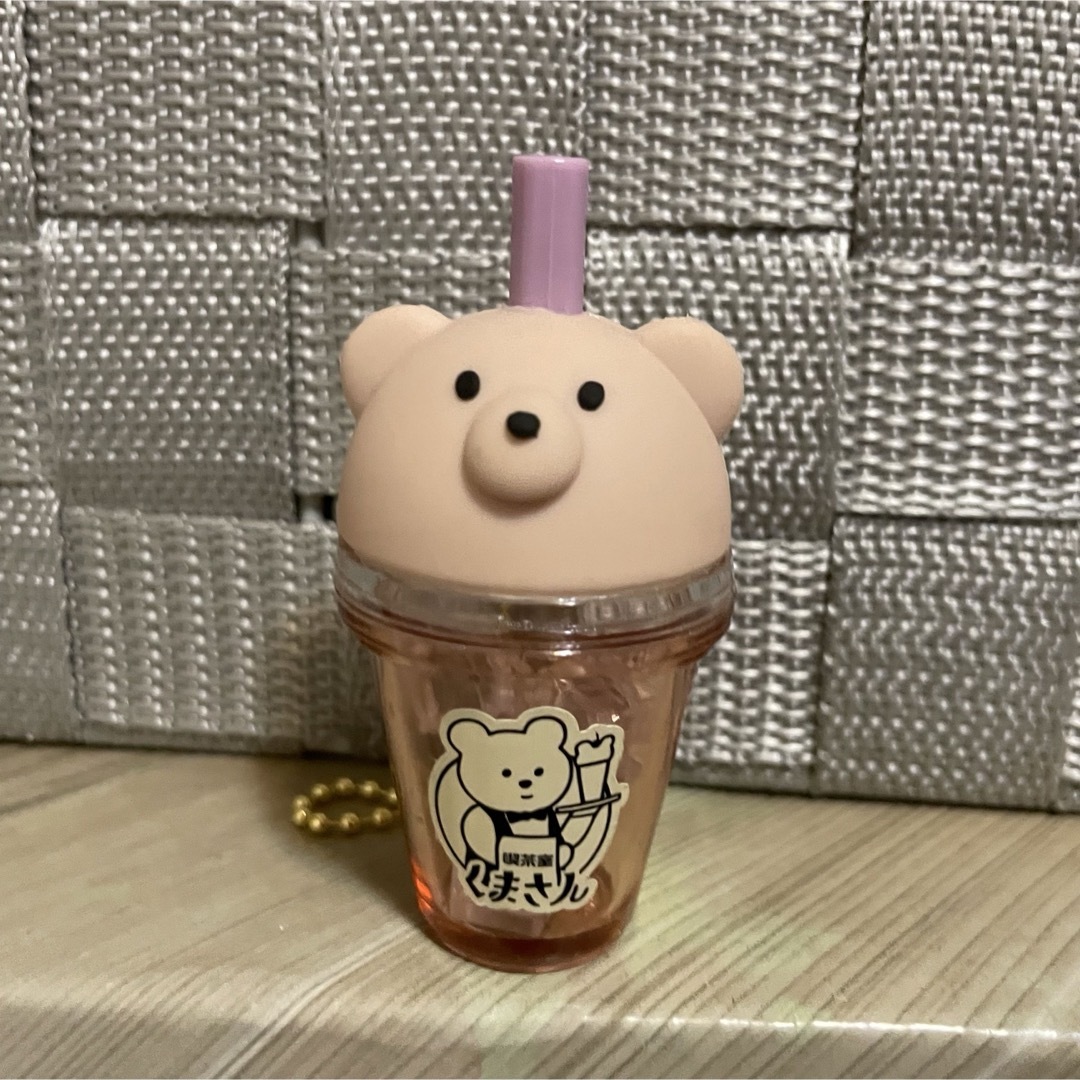 くまさんドリンクマスコットBC  ガチャ　ミルクティー エンタメ/ホビーのおもちゃ/ぬいぐるみ(キャラクターグッズ)の商品写真