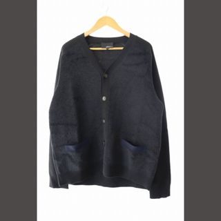 スリーワンフィリップリム(3.1 Phillip Lim)の3.1 フィリップリム アルパカ カーディガン L 黒 ブラック ●(カーディガン)