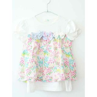 ニットプランナー(KP)のケーピー ニットプランナー 半袖カットソー 130cm キッズ 女児 ピンク【中古】【新入荷!】†(Tシャツ/カットソー)