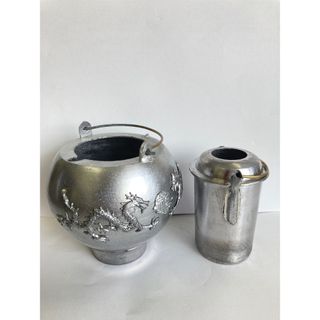 S　錫製　酒燗器　ちろり　中国急須　(金属工芸)