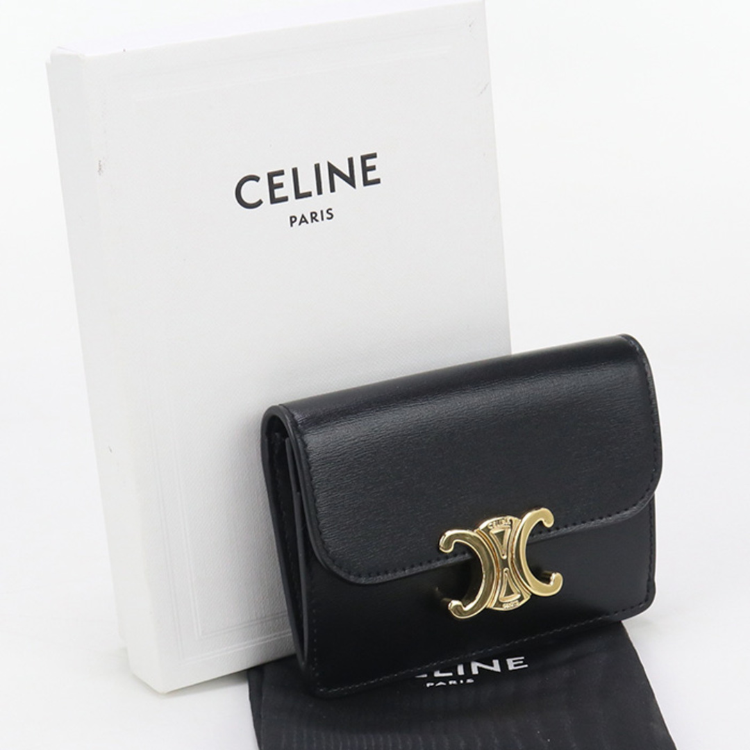 CELINE - セリーヌ フラップ付き カードホルダー トリオンフ