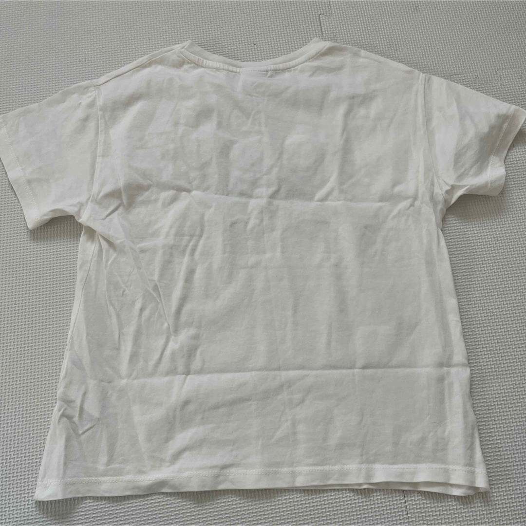ZARA(ザラ)のZARA 刺繍Tシャツホワイト140 キッズ/ベビー/マタニティのキッズ服女の子用(90cm~)(Tシャツ/カットソー)の商品写真